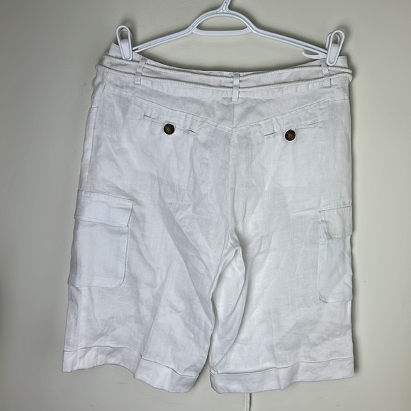 Ecologie White Line  With Side Pockets Shorts Size 10 - Picture 3 of 6